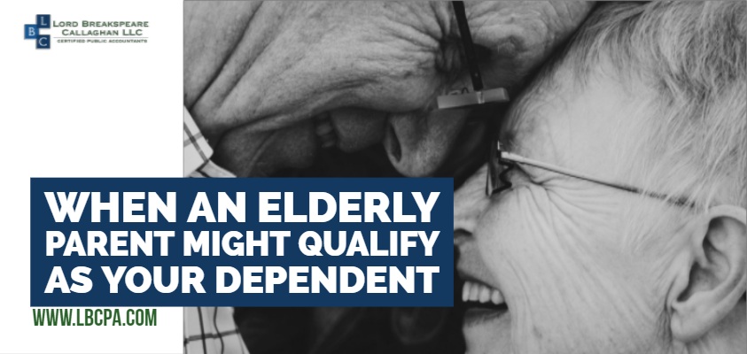 When an Elderly Parent Might Qualify as Your Dependent
