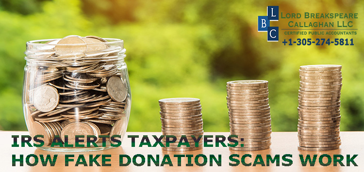IRS alerts taxpayers: How fake donation scams work.