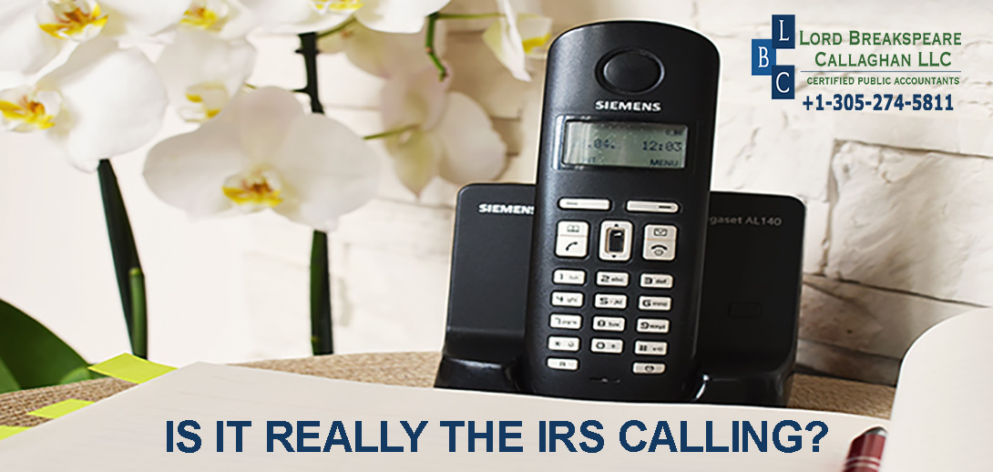 Is it the IRS calling?