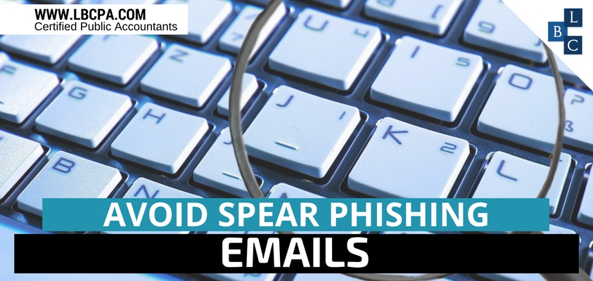 Avoid Spear Phishing Emails