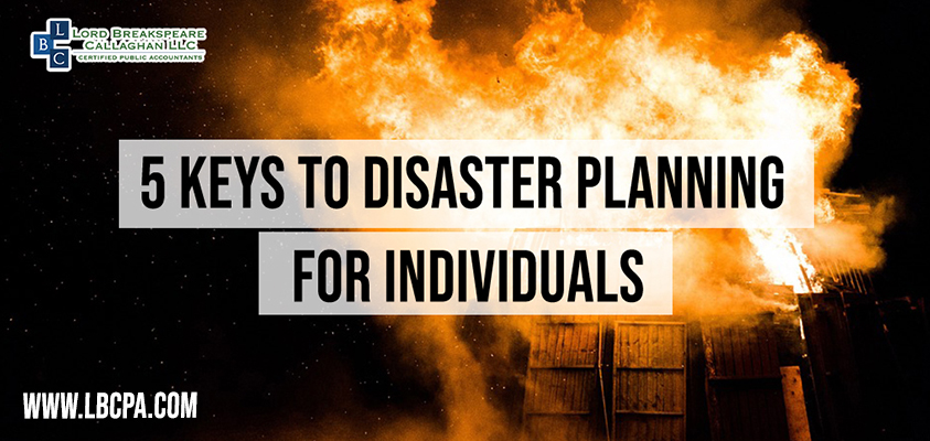 5 keys to disaster plannig for individuals-