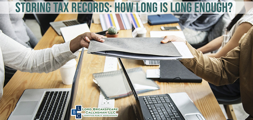 storing tax records how long is long enough