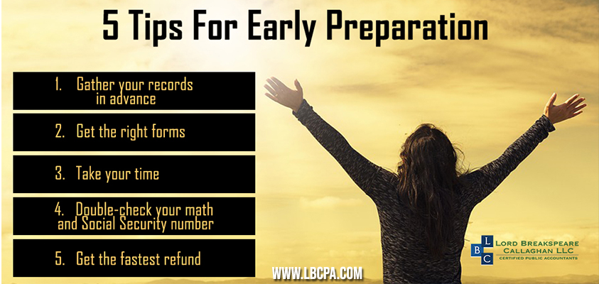 5 tips early preparation