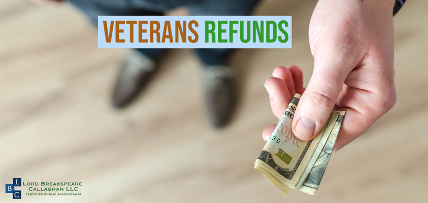 Veterans owed refunds for overpayments attributable to disability severance payments should file amended returns to claim tax refunds