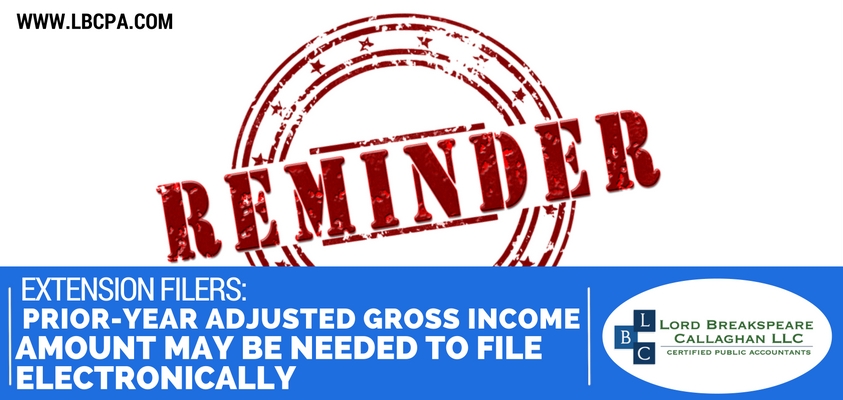 IRS REMINDER EXT FILERS