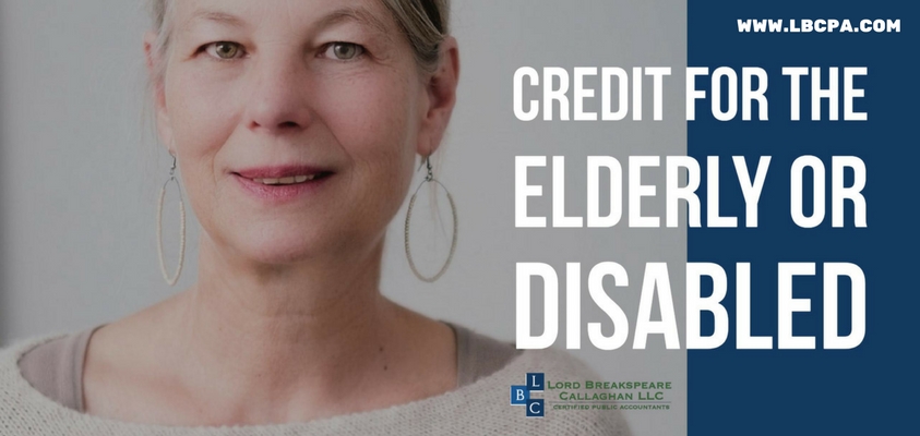 Credit for the Elderly or Disabled