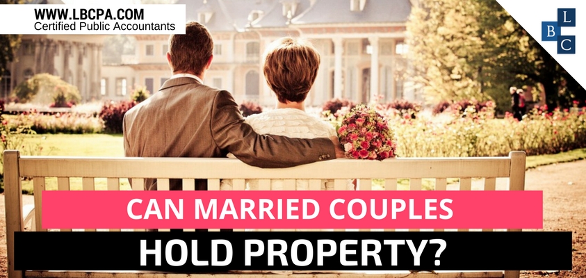 Can married couples hold property?