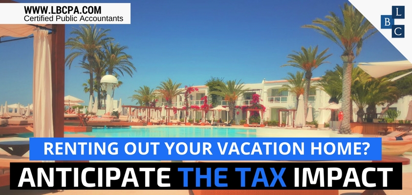 Tax Impact Renting Out Vacation Home 
