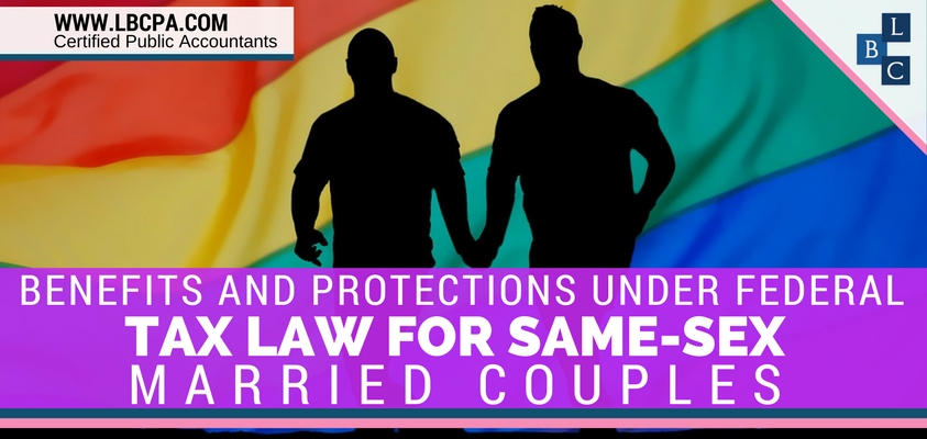 Federal Tax Law for Same-Sex Married Couples