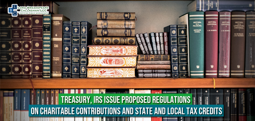 treasury irs issue proposed regulaions on charitable contributions and state and state 
